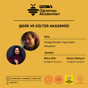 KONYA ÖĞRETMEN AKADEMİSİNDE FOTOĞRAF AKŞAMI