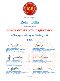 REHA BİLİR'E Hon.FICS UNVANI